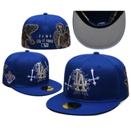 New Style high-quality LOS ANGELES DODGERS59FIFTY Sports Hat Men's and Women's Fashion Fully Enclose