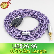 vsfr Type2 1.8mm 140 cores litz 7N OCC Headphone Earphone Cable For Sennheiser HD580 HD600 HD650 HDx