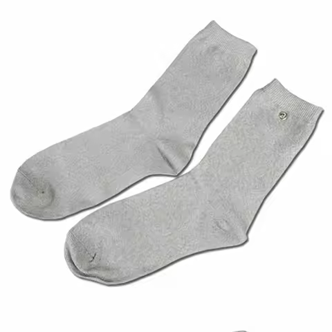 Free Size Silver Fiber Conductive Electrodes Socks Foot Soles Pain Relief for TENS EMS Body Massager