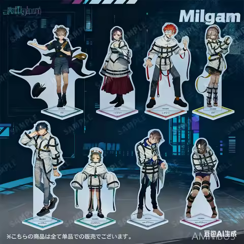 15cm Anime MILGRAM Acrylic Stand Shidou Kirisaki Muu Kusunoki Accessories Decor Charm Gifts Tabletop