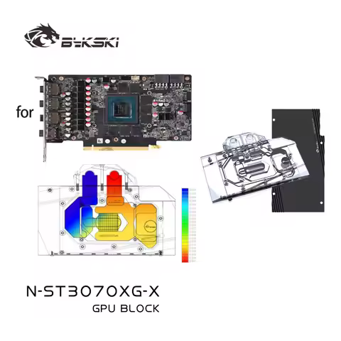 Bykski N-ST3070XG-X RGB GPU Water Block for ZOTAC Geforce RTX 3070 X GAMING OC 8G/Twin Edge/ZOTAC 30