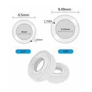 For Cuckoo / Coway Water Dispenser 6mm 1/4" 3/8" White RO Filter PE Wayar tube Pipe Amway Espring Fo