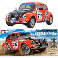 TAMIYA 1/10 R/C 4WD Volkswagen Beetle Rally (MF-01X Chassis) 58650 58650A