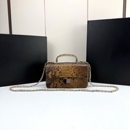 [Zivy Boutique] High-Quality Snakeskin Pattern Handbag Chain Shoulder Messenger Bag Dinner Party Dat