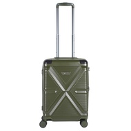 camel active Men/Women Expandable Luggage with TSA Lock 519700 (Black/Army Green)