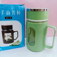 Latest 500ML Glass Handle Cup