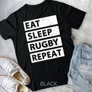 Rugby Player Eat Sleep Rugby Repeat Funny Rugby Unisex T-Shirt