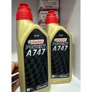 2T WANGI A747 CASTROL ORIGINAL 100% POWER 1LETER OIL 2T CASTROL ORI