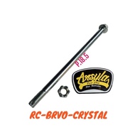 Front axle SUZUKI rc80 rc100 rc110 crystal bravo sprinterCRISTAL