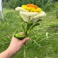 Rose Sunflower Twister Finished Product Simulation Flower Teacher's Day Mother's Day Gift Daily Home