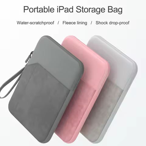 Tablet Sleeve For Xiaomi Pad 5 storage Bag for iPad Air 4 Case iPad 10.2 9th Pro 11 M2 M3 M4 Mini 6