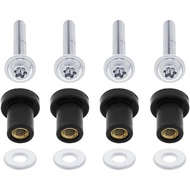 United Pacific 21037 Grille Screw Set for 2005-2010 Freightliner Century, 4 Complete Set w/Screw, Lo