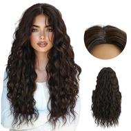 Curly Lace Wigs Lightweight 28inches 71cm Organic Fiber Hair Extensions with Tape