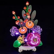 YEABRICKS LED Light for 40762 Botanical Collection Mixed Flowerpot Building Blocks Model (Building S