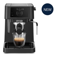 FREE 1 x Ground Coffee - DeLonghi EC230.BK Stilosa Manual Pump Coffee Machine