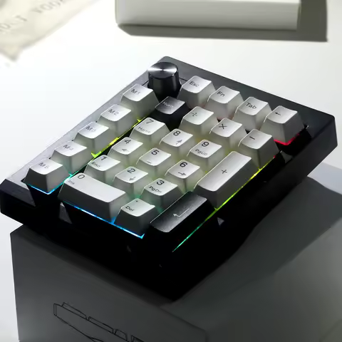ZUOYA GMK26 Number padHot Swappable Numpad Programmable QMK/VIA Gasket Number Pad Bluetooth 5.0/2.4g