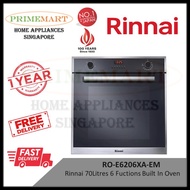 Rinnai 70Litres 6 Fuctions Built In Oven RO-E6206XA-EM * READY STOCKS