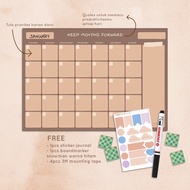 TUVAILLE STUDIO Wall Planner Monthly Plan/ Schedule Board/ Schedule Board A2