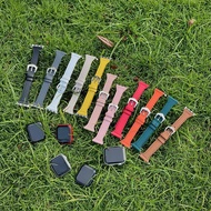 DC190 Thin smooth leather smart watch strap