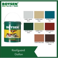 BOYSEN ROOFGUARD GLOSS ACRYLIC WATERBASED ROOF PAINT GALLON FAST DRY