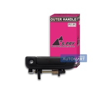 AWH S.PRY Exterior Door Handle TOYOTA LH112 Front-Left A122L Black (1 Piece) Auto Parts T