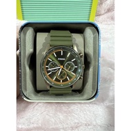 Fossil Sullivan Multifunction Olive Green Silicone Watch from Canada