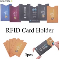 LuckyStore 5-Piece Anti-Theft Credit Card Protector Sleeves