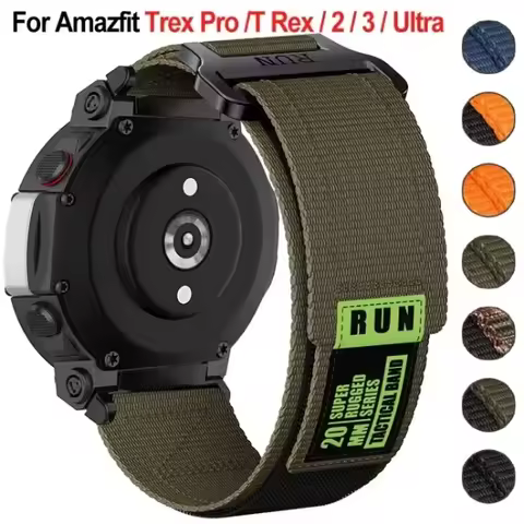 Nylon Strap For Amazfit T-rex 3 2 Ultra Watch Band For Huami Amazfit Trex Pro T Rex Sport Belt Smart
