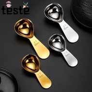 Coffee Bean Measuring Spoons, 15/30ml 1 Tbsp or 2 Tbsp Coffee Scoops, Durable Stainless Steel Ergono