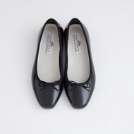 EMMA (BLACK) PVC SQUARE TOE FLATS 方頭淺口鞋雨鞋