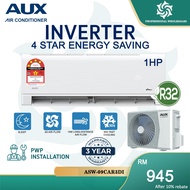 【LOWEST PRICE】AUX 1.0HP / 1.5HP/2HP /2.5HP C-SERIES INVERTER AIR CONDITIONERS R32 AIRCOND 4 STAR ENE