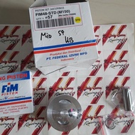 PISTON KIT FIM 48 MIO NOUVO FINO 57 57.5 58 58.5 59 PEN 15 MM KARBU