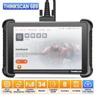 THINKCAR THINKSCAN 689BT Professional Car Diagnostic Tool CANFD DOIP Bi-directional ECU Coding 34 Re
