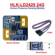 HLK-LD2420 Modul Radar Pengesan Kehadiran Manusia LD24120 24G radar gelombang milimeter Penderia Gel
