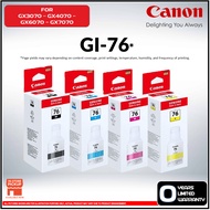 Canon GI-76 Refill Ink - Genuine Replacement For Maxify GX3070 GX4070 GX5070 GX5570 GX6070 GX7070