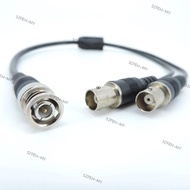 1 BNC Male to 2 way BNC female Splitter video Cable Cord Connector Adapter wire For Extension wire f