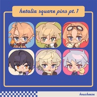 koucheese Hetalia Hetalia Square Pins Volume 1