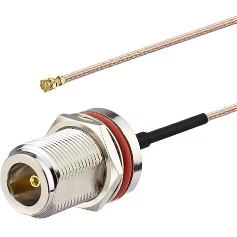 U.FL MHF1 IPX1 UHFL to N Female Bulkhead WiFi Antenna RF Coaxial Pigtail Extension Cable RG178 Route