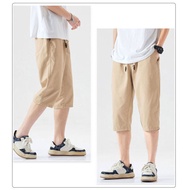 Handsome 3 Quarter Pants Fashion Men Three Quarter Pants Breathable Shorts
