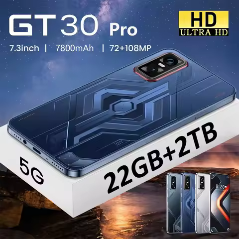 Hot 2025 New Pad GT30 Pro Tablet PC 7.3 inch HD 4K Android 14 16GB+1TB 7800mAh Battery 4G 5G Dual Si