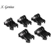 5pcs Quick Release Buckle Clip Basic Base Mount for GoPro HERO (2018) 6 5 4 3+ 3 2 1 Black Silver Session Fusion  YI 4K DBPOWER AKASO Lightdow SJCAM Sports Action Camera