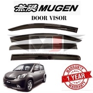 MJ PERODUA MYVI OLD 2005 2006 2007 2008 2009 2010 2011 MUGEN DOOR VISOR AIR PRESS SUN VISOR PROTECTI