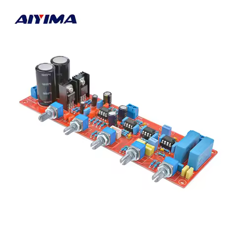 AIYIMA NE5532 Subwoofer Preamplifier Board HiFi 2.1 Tone Preamp Volume Control Adjustment Low Pass F