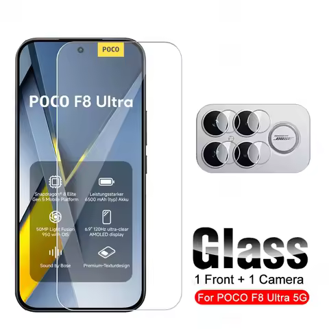 For POCO F8 Ultra Glass Camera Tempered Glass Xiaomi POCOF8Ultra Little F8Ultra 5G Screen Protector