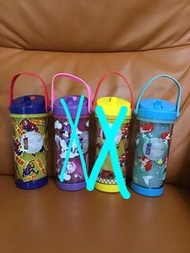（現貨）Hong Kong Disneyland SpiderMan  McQueen  Minnie Mouse  Ariel Princess  Water Bottle (Magically C