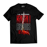KAOS BUGIS KAWALI BADIK BUGIS LA GECONG COTTON COMBED 24A PREMIUM