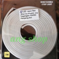 5 Meter Flexible Neon 12V White Led Neon Flex 12 White 5MVOLT