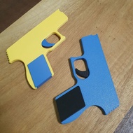 Plastic Rubber Band Toy Gun 3D printed