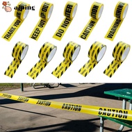 AIPING Warning Tape, Black Character DO NOT ENTER Caution Signs Adhesive Tape, Tool Party Decoration