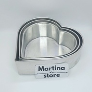 Heart pan 3 kinds of sizes of love-shaped cake pan 18 20 22 cm galvalum